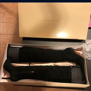 AUTHENTIC LIKE NEW SOPHIA WEBSTER ADRIANNA OVER THE KNEE BOOTS SIZE 37.5
